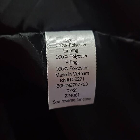 Apt. 9 Purple Puffer Vest Jacket Size XL - Picture 5 of 7